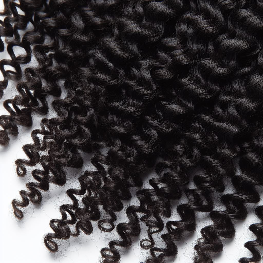 Virgin Closure Wig (CURLY)
